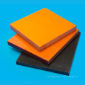 Feuille laminée de papier phénolique noir/orange électrique